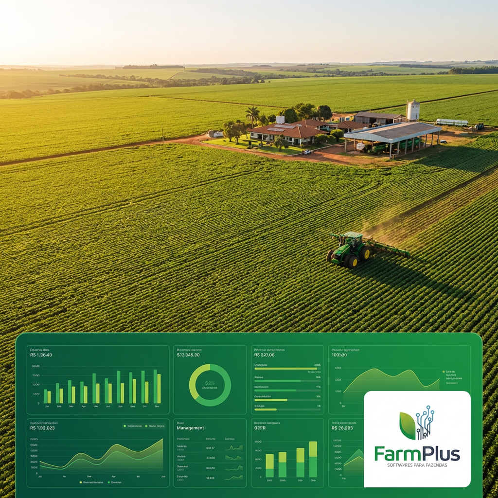 Gestão de fazendas com o software FarmPlus — controle financeiro, NFe e LCDPR para o produtor rural